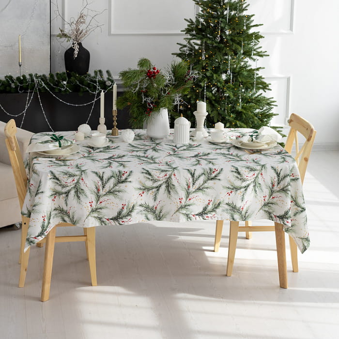Скатерть 115х165 см "Ветви Рождества"