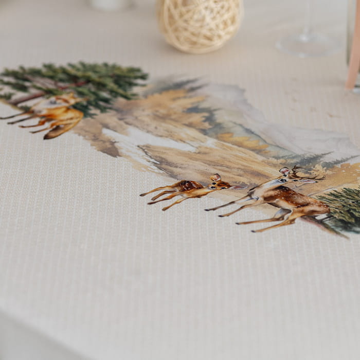 Скатерть овальная 140х170 см "Дубрава"