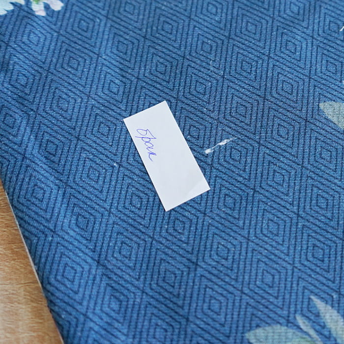 СОРТ 2 наволочка "Шарлотта" темно-синяя/1