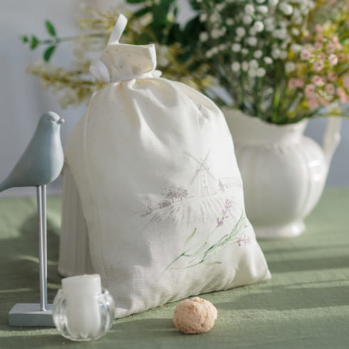 Декоративный мешок "Лавандовое лето" 24х32 см