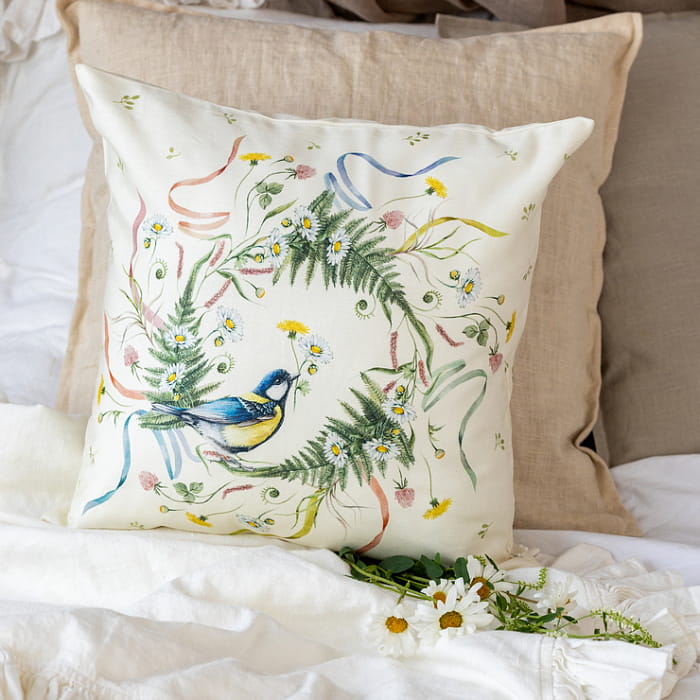 Декоративная наволочка "Купалинка" венок