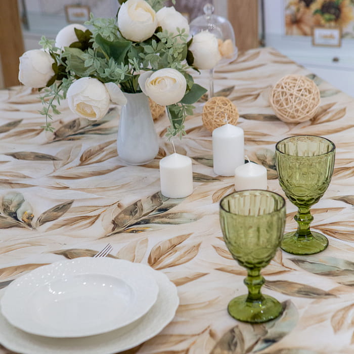 Скатерть овальная 140х170 см "Флоренс"