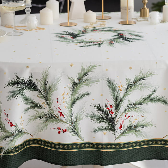 Скатерть 165х305 см "Ветви Рождества"