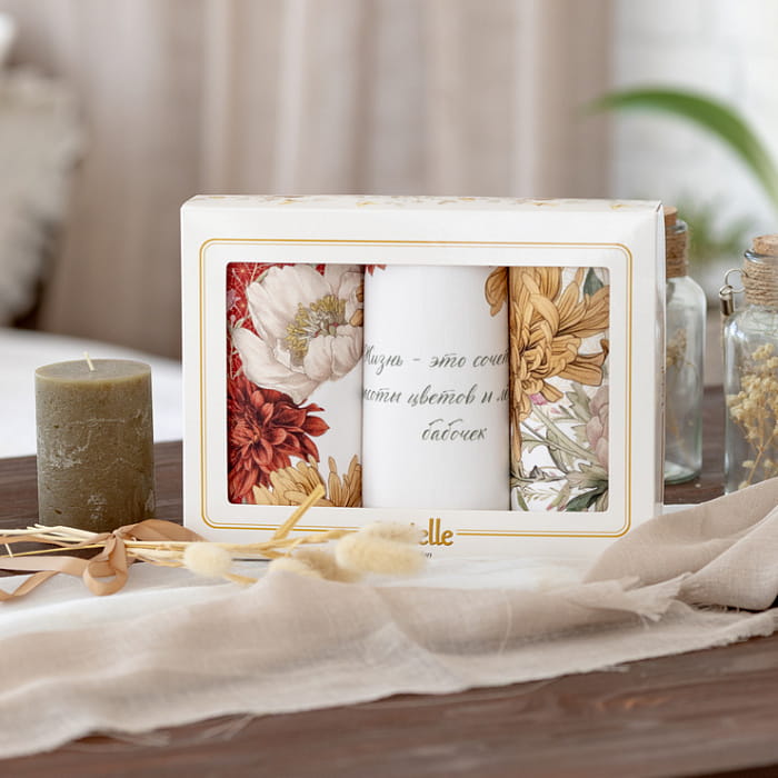 Набор Set-3 полотенец "Цветочная симфония"