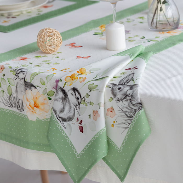 Дорожка 40х140 см "Соната" зеленая