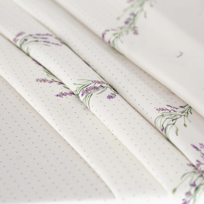 Скатерть круглая D-170 см "Лавандовое лето"