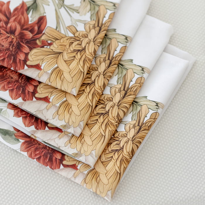 Набор Set-4 салфеток "Цветочная симфония"