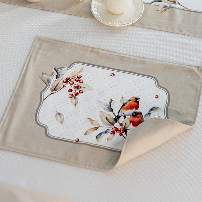 Набор салфеток плейсматов "Пернатые истории"