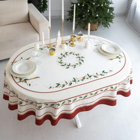 Скатерть овальная 140х170 см "Элегант"