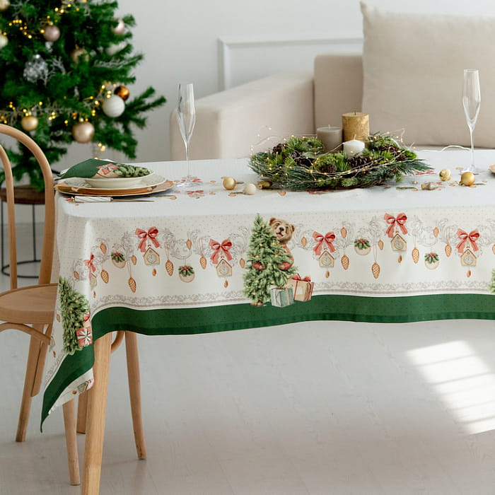 Скатерть 145х180 см "Новогодняя шкатулка"
