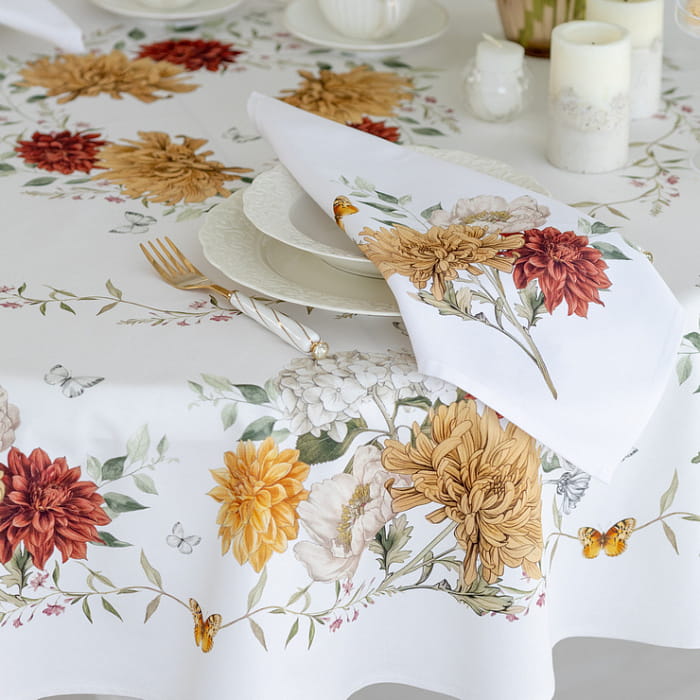 Набор Set-4 салфеток "Цветочная симфония"