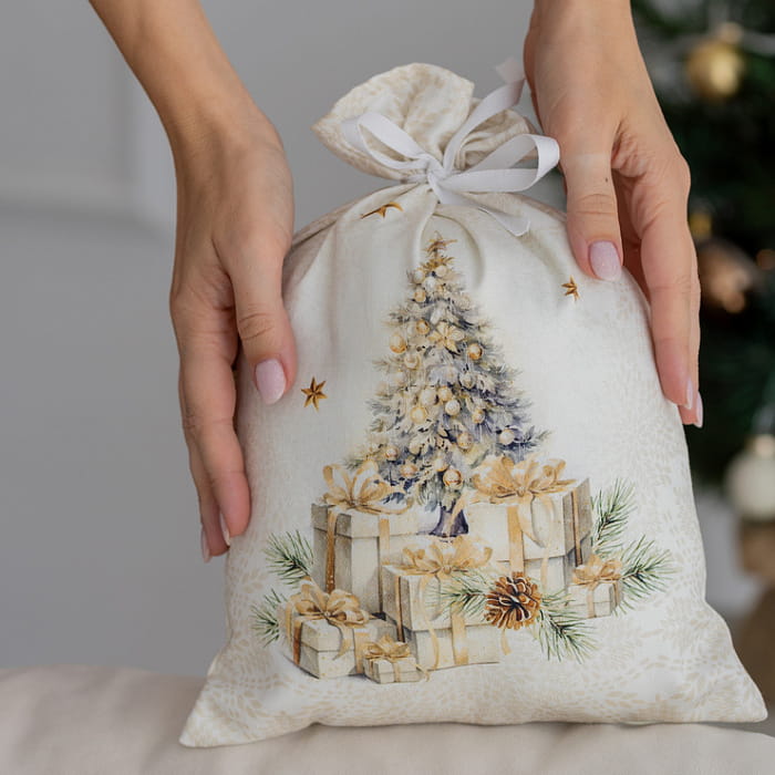 Декоративный мешок "Полонез елка" 24х32 см