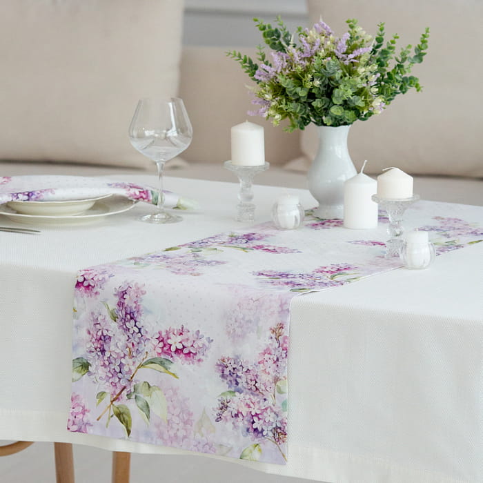 Дорожка 40х180 см "Аромат сирени" декоративная