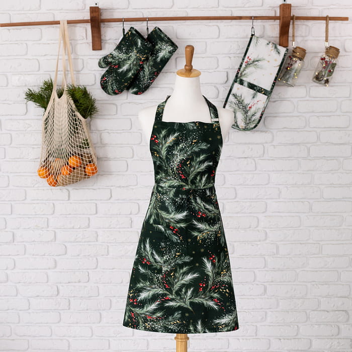 Фартук "Ветви Рождества модель Английский"