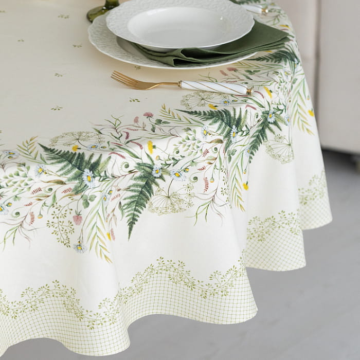 Скатерть круглая D-170 см "Купалинка"