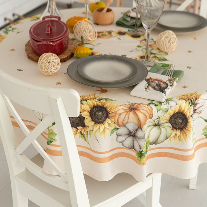 Скатерть овальная  170х250 см "Шадэ"