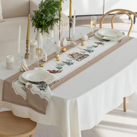 Дорожка 40х185 см "Пряничный домик" декоративная