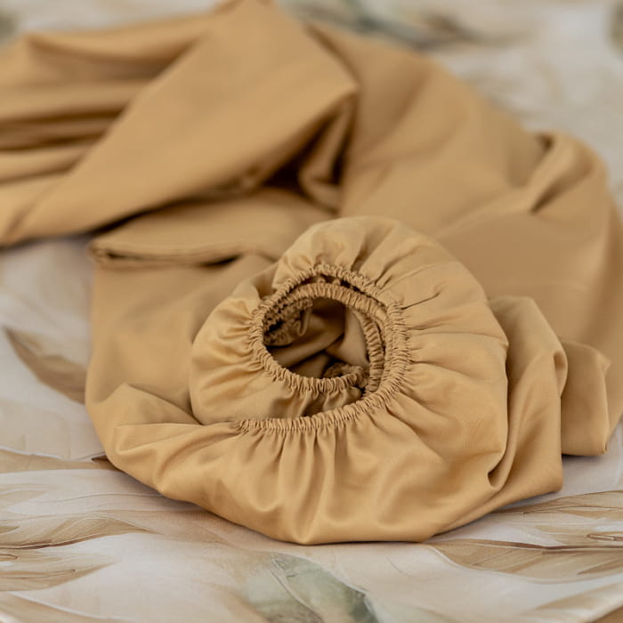 Евро комплект постельного белья "Флоренс"  с простыней на резинке