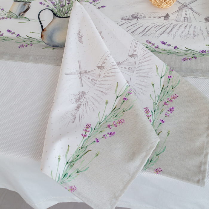 Скатерть 145х185 см "Лавандовое лето"
