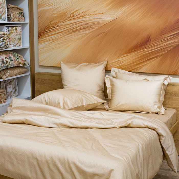 Пододеяльник 150х215 "Фреска" карамель