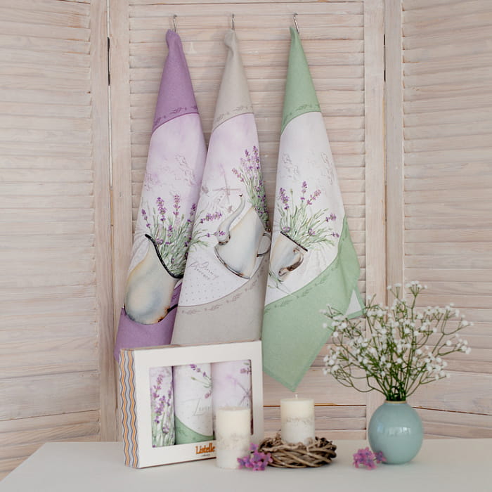 Набор Set-3 полотенец "Лавандовое лето"