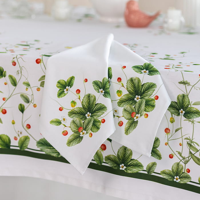 Набор Set-4 салфеток "Земляничная поляна"