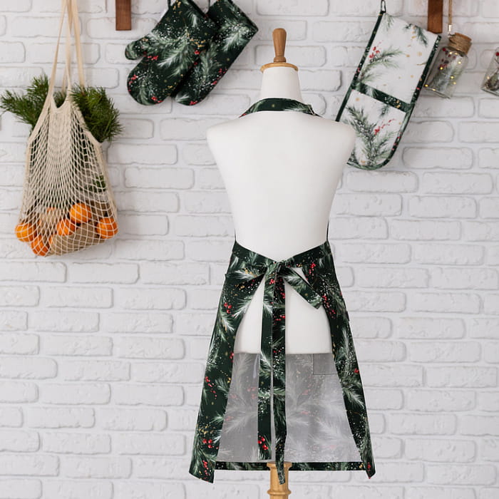 Фартук "Ветви Рождества модель Английский"