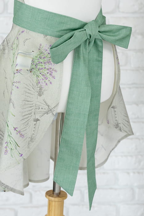 Фартук "Лавандовое лето" модель Кокетка