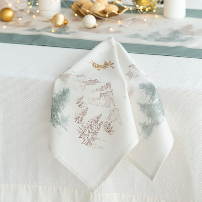 Дорожка 40х180 см "Снежный ангел" декоративная