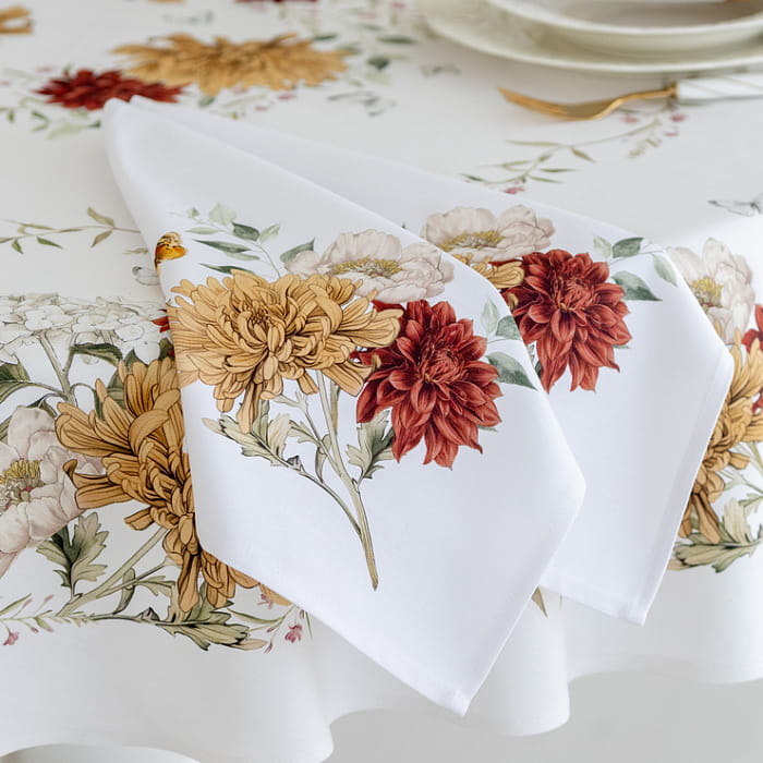 Набор Set-4 салфеток "Цветочная симфония"