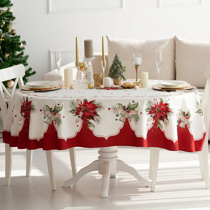 Скатерть овальная 140х170 см "Марлен"