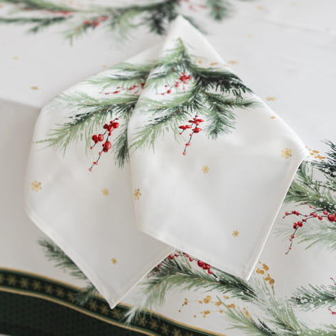 Набор Set-4 салфеток "Ветви Рождества"