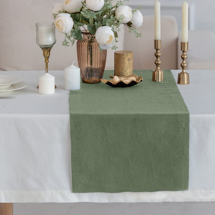 Дорожка 40х180 см цвет "Олива" декоративная