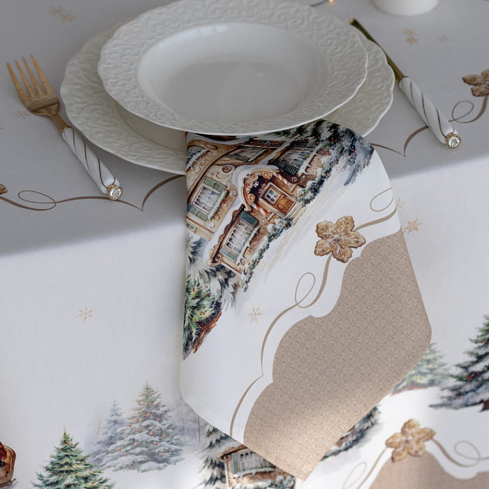 Скатерть 145х225 см "Пряничный домик"