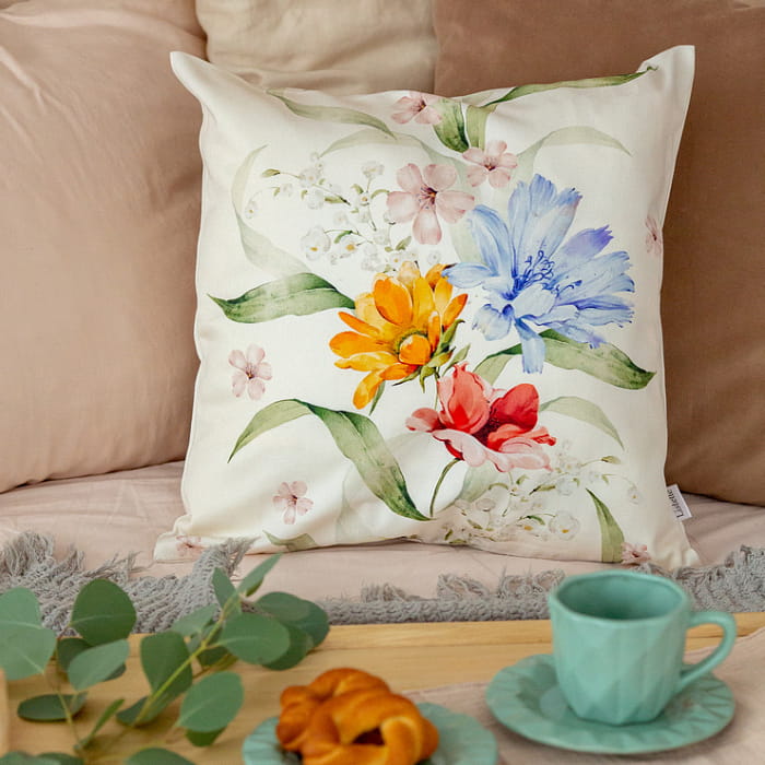 Декоративная наволочка "Жаклин" гирлянда