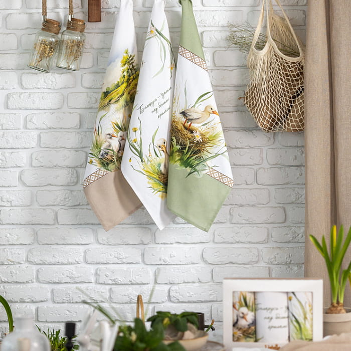 Набор Set-3 полотенец "Линден с надписью"