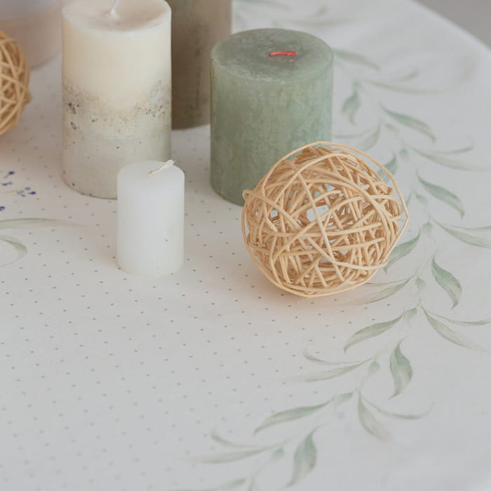 Скатерть овальная 150х200 см "Васильки"