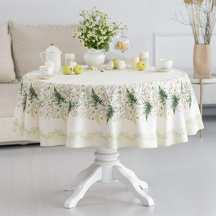 Скатерть круглая D-150 см "Купалинка"