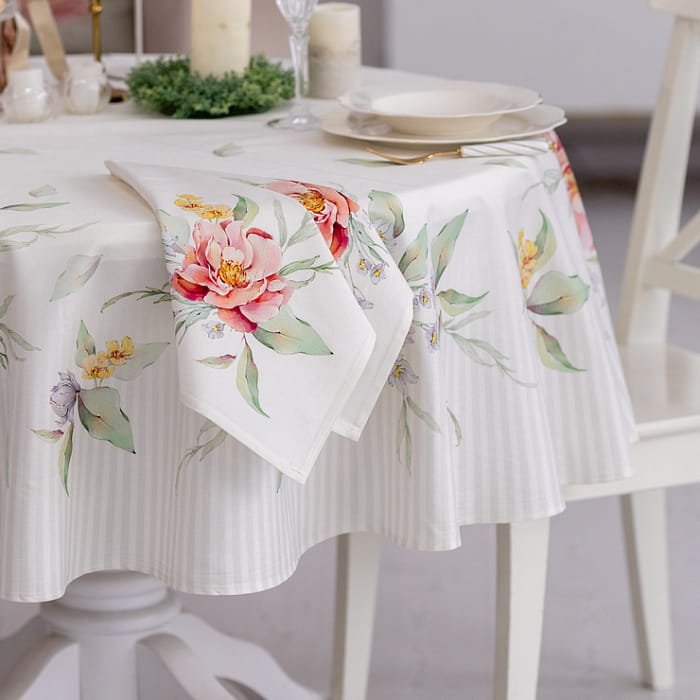 Скатерть круглая D-150 см "Белла"