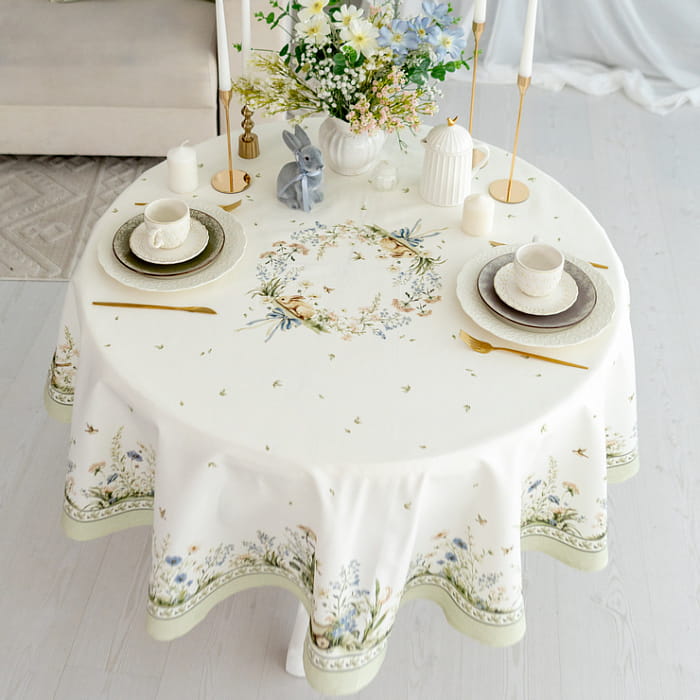 Скатерть круглая D-170 см "Аркадия"