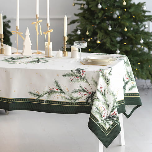 Скатерть 145х255 см "Ветви Рождества"