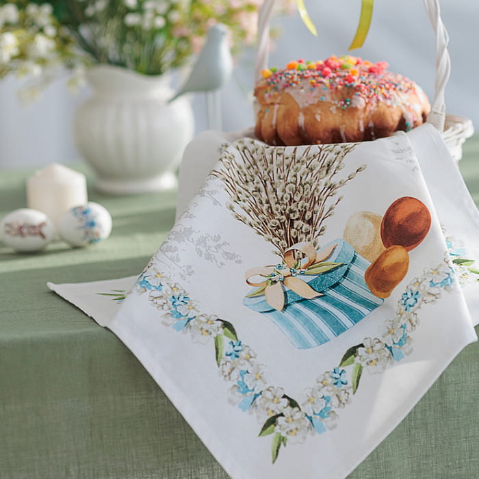 Салфетка "Рада" с вербочкой, 1 шт