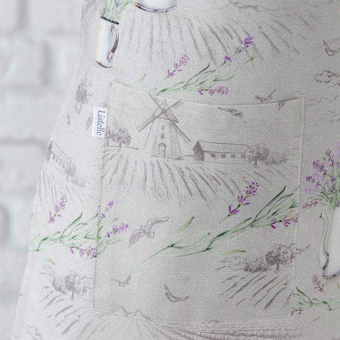 Фартук "Лавандовое лето" модель "Слот"