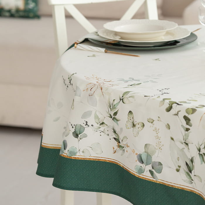 Скатерть овальная 170х250 см "Эвелина"