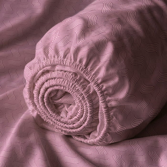 Простыня на резинке 140х200х30 "Амарант"