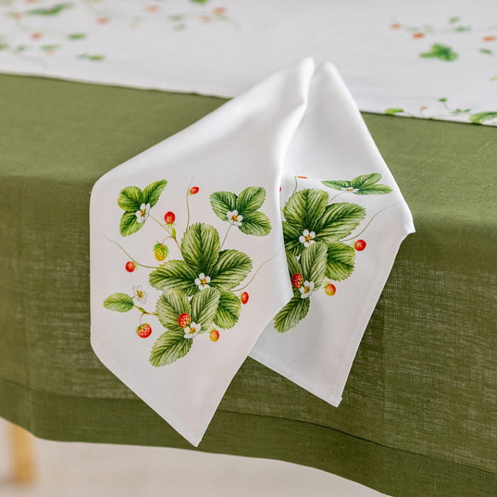 Набор Set-4 салфеток "Земляничная поляна"