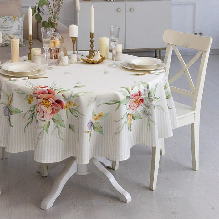 Скатерть круглая D-150 см "Белла"
