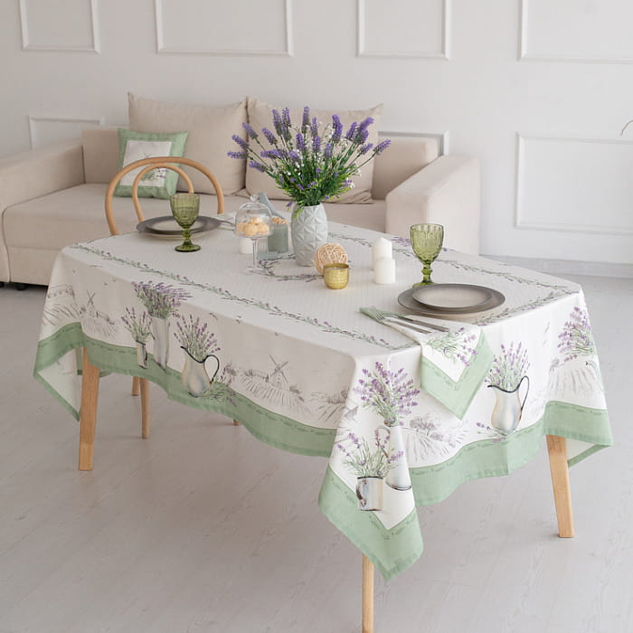 Скатерть 145х225 см "Лавандовое лето"