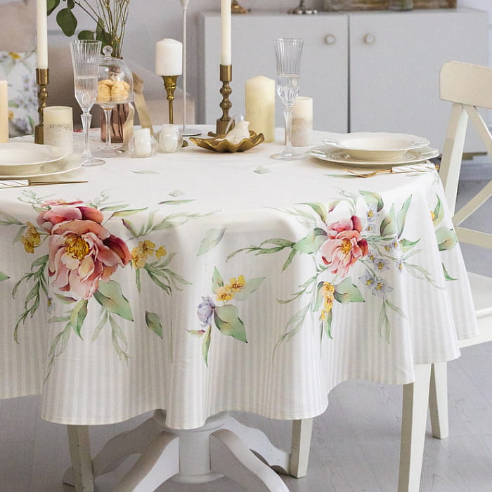 Скатерть круглая D-170 см "Белла"