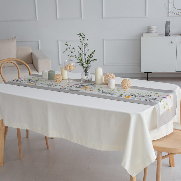 Дорожка 40х180 см "Соната" серая